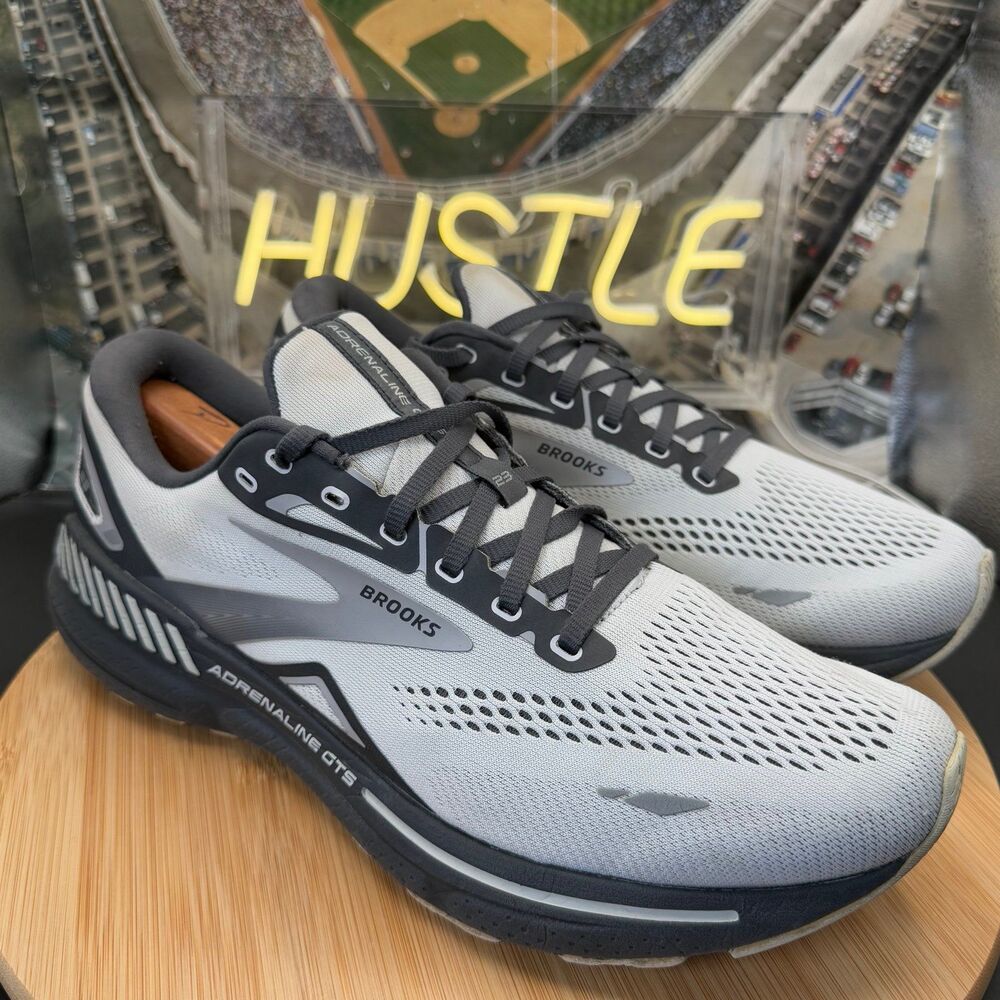 Brooks Adrenaline GTS 23 Oyster Alloy Grey Men’s Size 11.5(D)  Medium